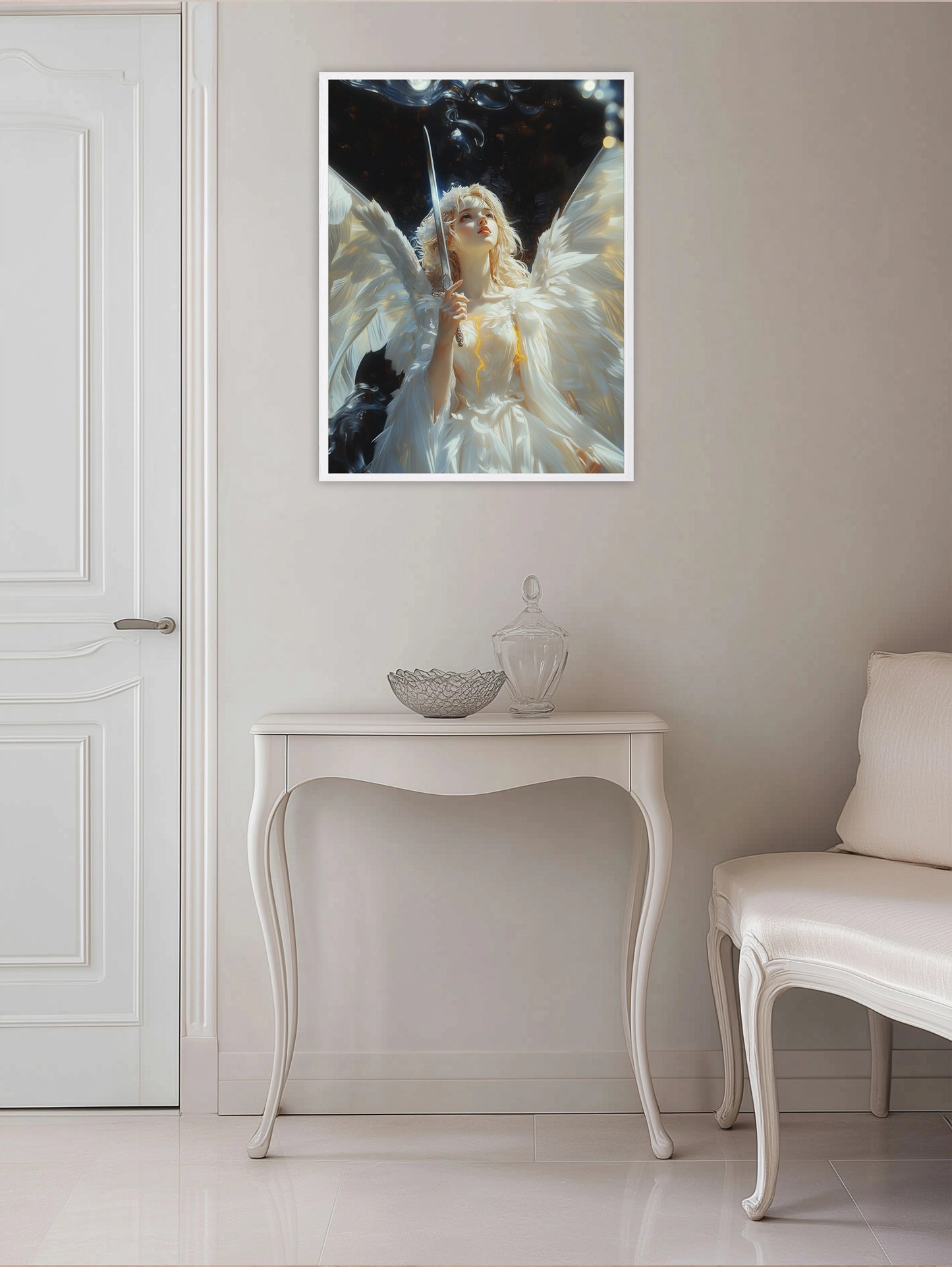 Surreal Angel | Angel of Justice | Angel Oil Painting | Christian Creative Art | Christian Wall Art | Bible Art | Surrealist Art | LDS Art