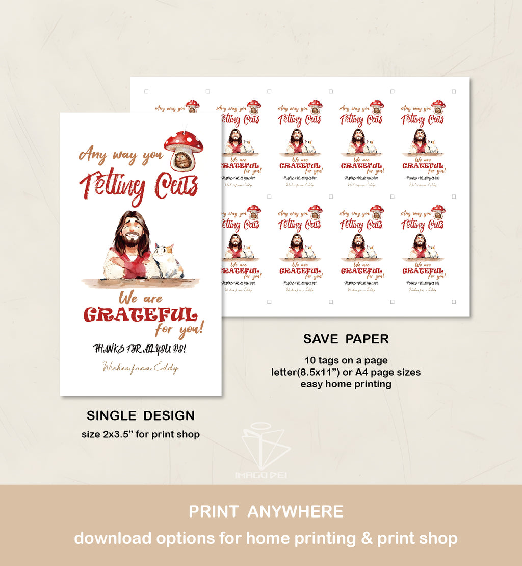 可编辑圣诞贺卡：圣诞老人来信、耶稣、气球和精灵的到来（可打印数字模板 0016）