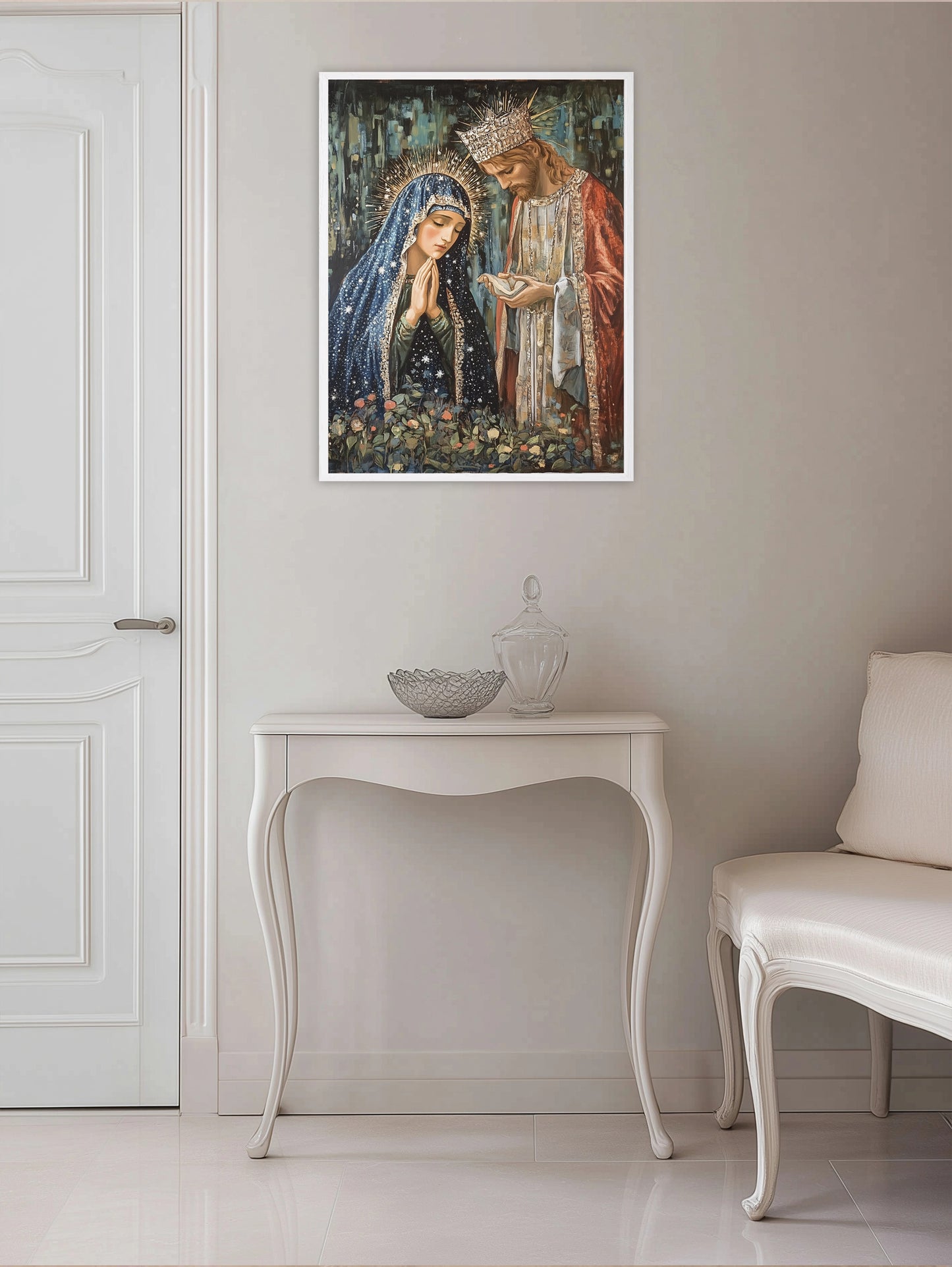 Holy Family | Our Lady and Joseph | Holy Family Oil Painting | The Living Family | Christian Wall Art | Bible Art | Fantasy World | LDS Art