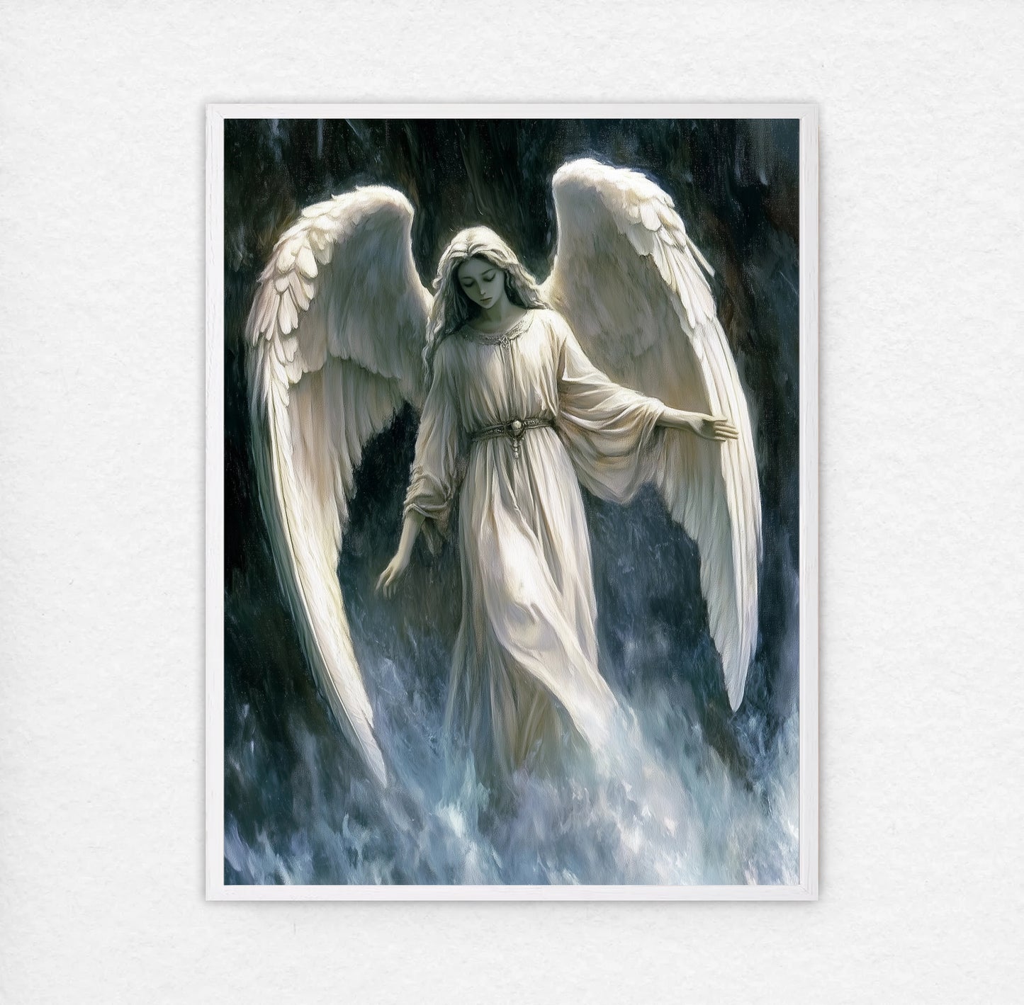 Wind Angel | Angel Art | Classical Angel Oil Painting | The Still Life Angel | Picture of Angel | Bible Art | Fantasy World | LDS Art