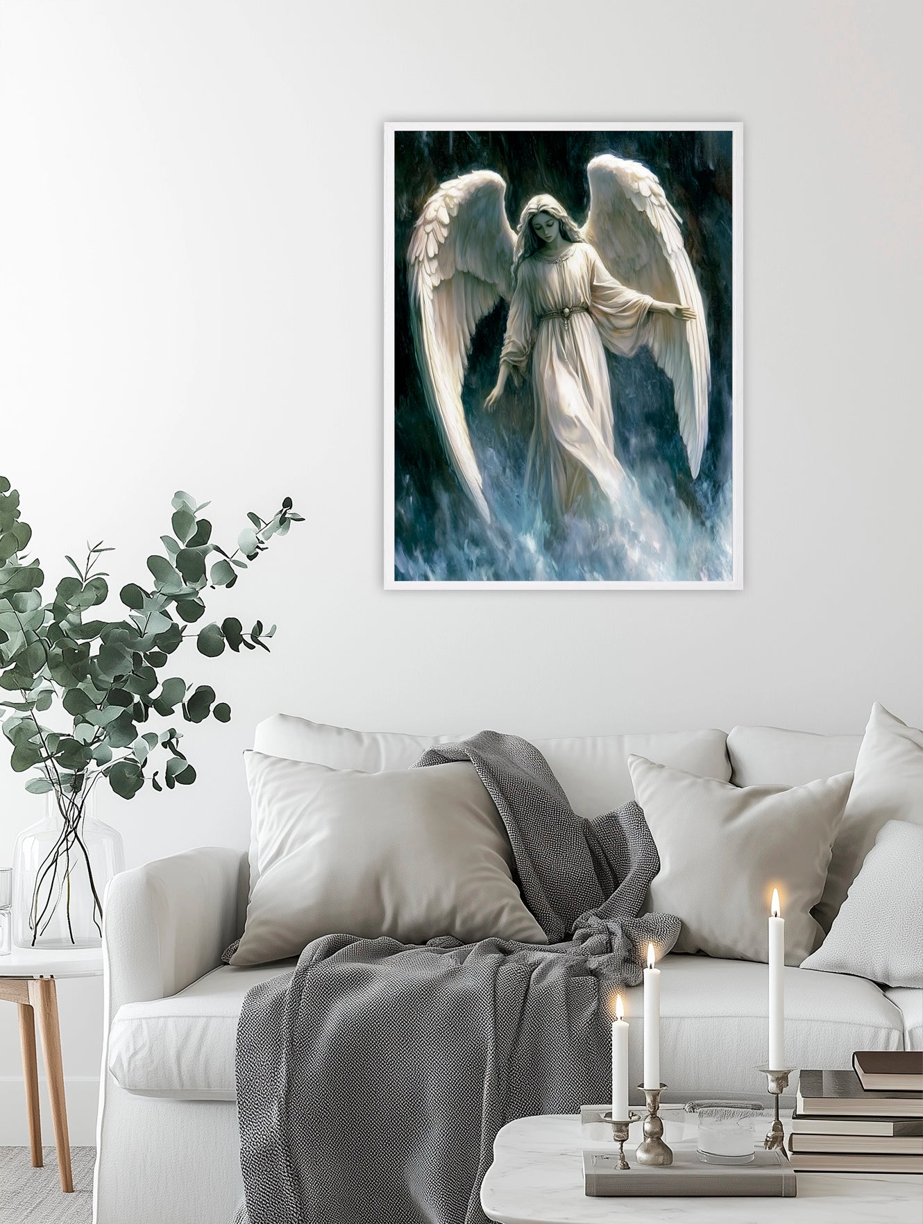 Wind Angel | Angel Art | Classical Angel Oil Painting | The Still Life Angel | Picture of Angel | Bible Art | Fantasy World | LDS Art