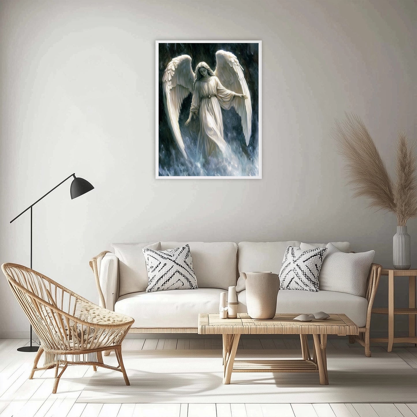 Wind Angel | Angel Art | Classical Angel Oil Painting | The Still Life Angel | Picture of Angel | Bible Art | Fantasy World | LDS Art