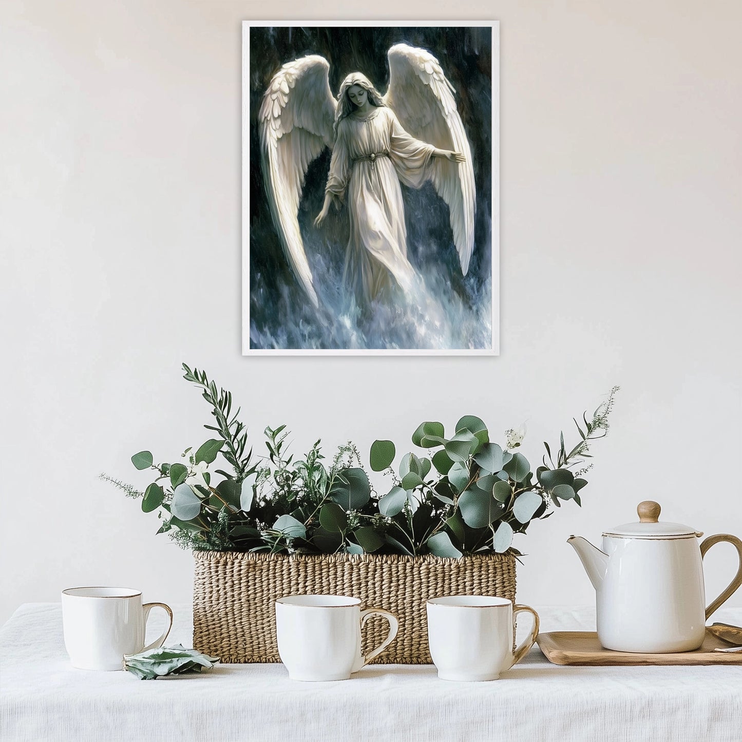 Wind Angel | Angel Art | Classical Angel Oil Painting | The Still Life Angel | Picture of Angel | Bible Art | Fantasy World | LDS Art