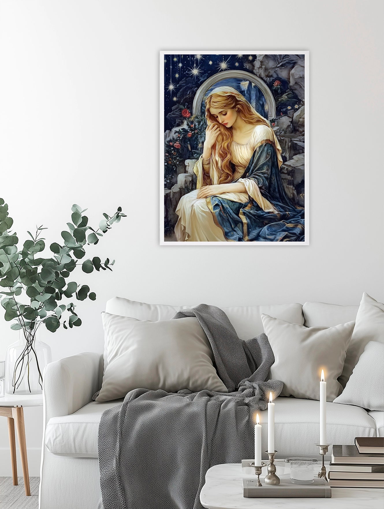 Mary Magdalene | Bible Story Art | Classical Mary Magdalene Oil Painting | Picture of Mary Magdalene | Bible Art | Fantasy World | LDS Art