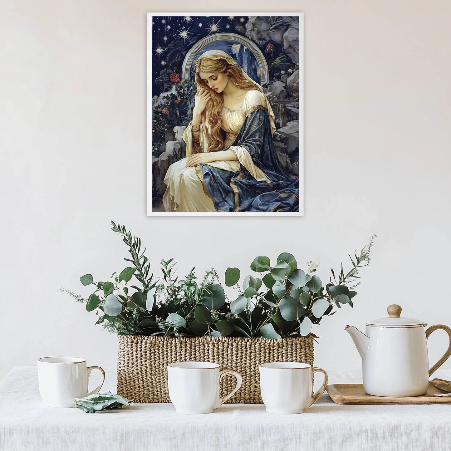 Mary Magdalene | Bible Story Art | Classical Mary Magdalene Oil Painting | Picture of Mary Magdalene | Bible Art | Fantasy World | LDS Art