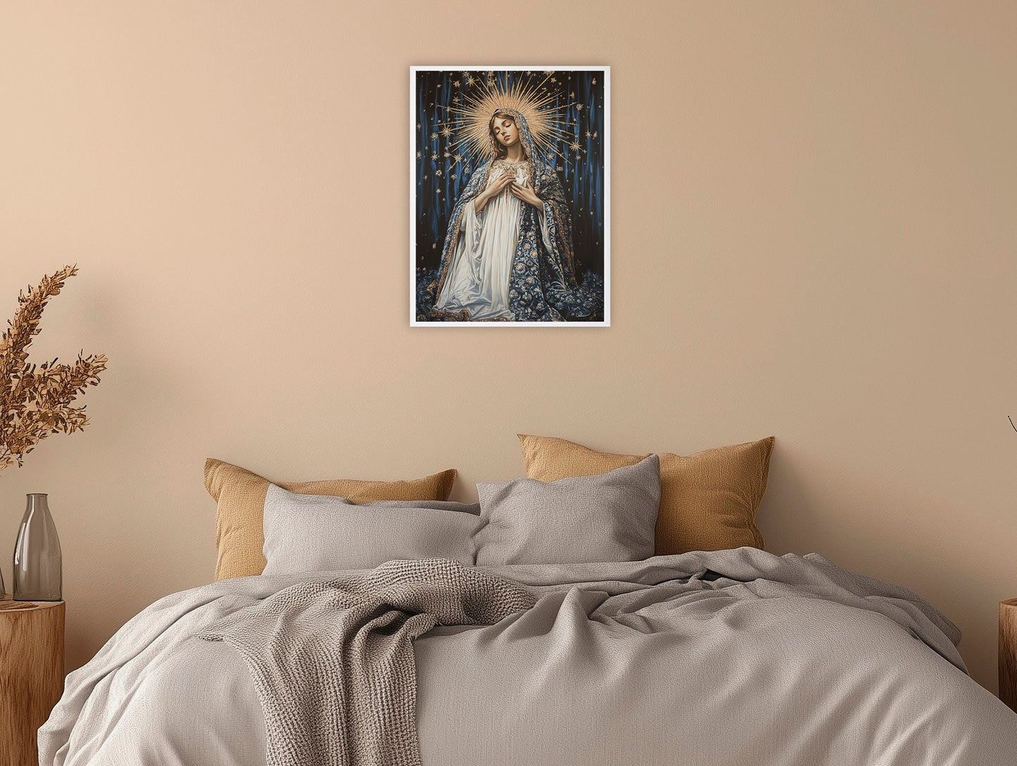 Our Lady | Holy Eternity - Our Lady | Our Lady Oil Painting | The Living Our Lady | Christian Wall Art | Jesus is Among Us | LDS Art