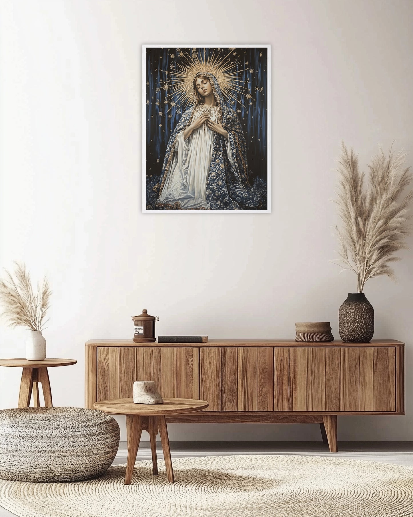 Our Lady | Holy Eternity - Our Lady | Our Lady Oil Painting | The Living Our Lady | Christian Wall Art | Jesus is Among Us | LDS Art