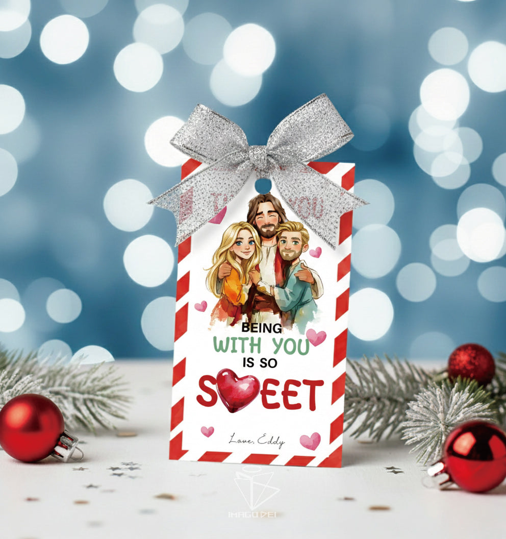 Customization Christian Valentine Card, Sweet Love Note, Religious Couple Gift (Printable Digital Template 0017)