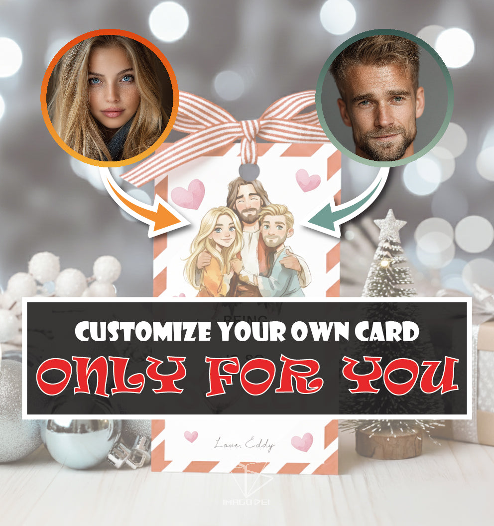 Customization Christian Valentine Card, Sweet Love Note, Religious Couple Gift (Printable Digital Template 0017)