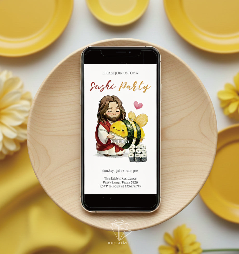 可编辑圣诞贺卡：圣诞老人来信、耶稣、气球和精灵的到来（可打印数字模板 0016）